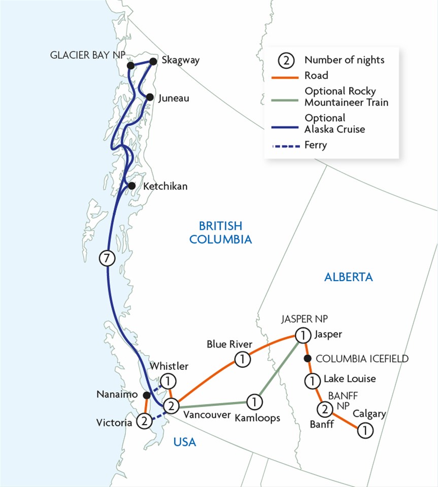 Passage Through The Rockies Tour Trailfinders